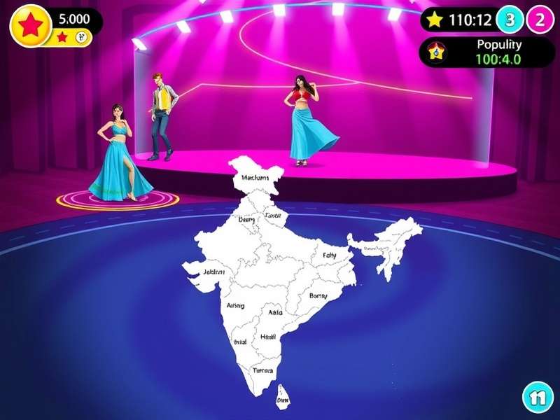 Dil Se Dance Queen popularity map across India regions
