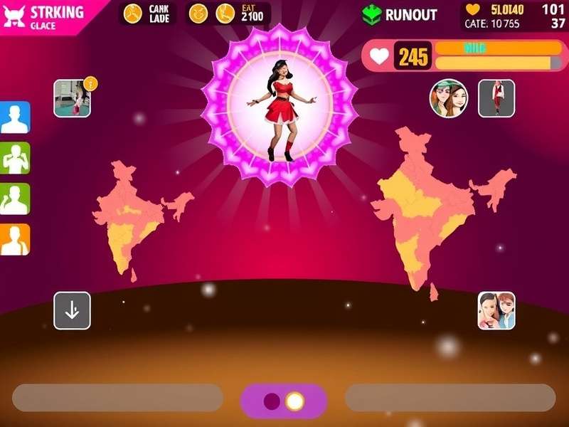 Dil Se Dance Queen gameplay screenshot showing dance moves and scoring system